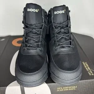 Bogs | Shoes | Bogs Shale 8 Glacialgrip Lace Up Boots Black  display picture 3